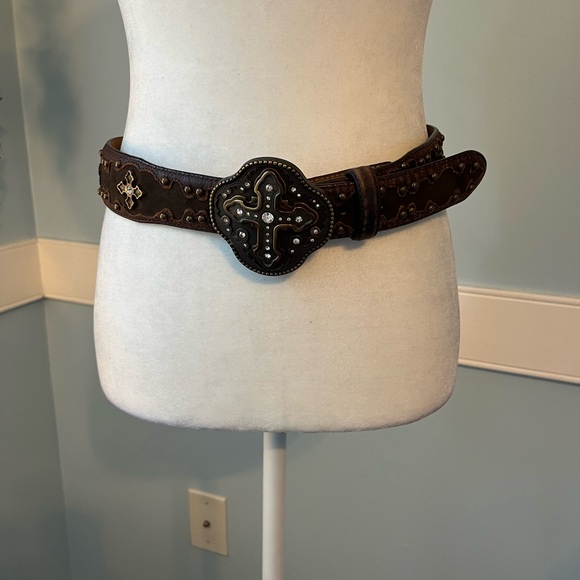 Justin Boots Accessories - Justin Boots Tan Leather Belt